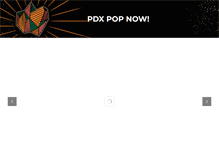 Tablet Screenshot of pdxpopnow.com